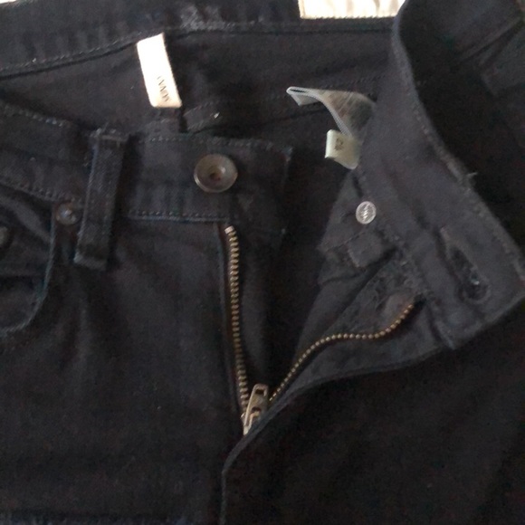 Rag & Bone black patch work jeans size 24 - Picture 8 of 9